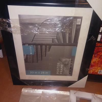 PICTURES, FRAMES AND CLEAR PROTECTIVE SLEEVES