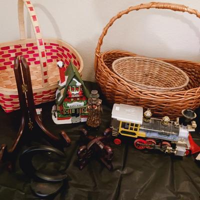 WICKER BASKETS, VILLAGE BUILDINGS AND MORE