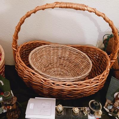 WICKER BASKETS, VILLAGE BUILDINGS AND MORE