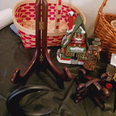 WICKER BASKETS, VILLAGE BUILDINGS AND MORE
