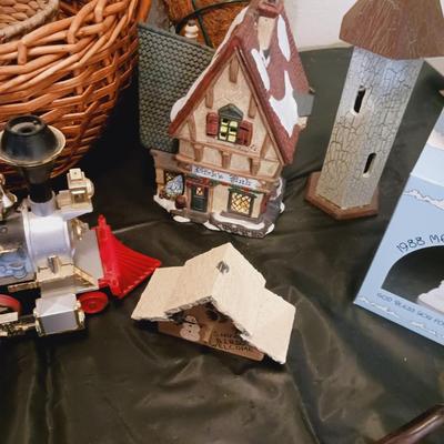WICKER BASKETS, VILLAGE BUILDINGS AND MORE