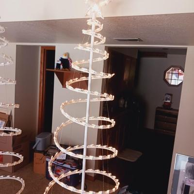 LIGHTED OUTDOOR TREES, VILLAGE BUILDINGS AND MORE