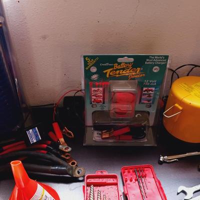 SOME HAND TOOLS, FLASHLIGHTS AND MORE
