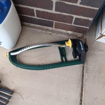 HAND LEAF GRABBERS, FULL WEED STOP, PARTIAL ROUNDUP, SPRINKLER