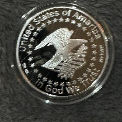 Complete set of 10 (10oz) .999 fine silver Matthey Johnson Silver 10oz - .999 Bill of Rights Edition