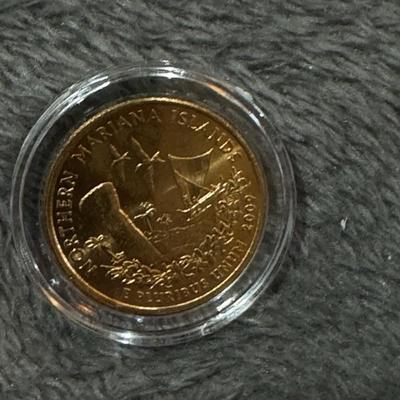 2009 Northren Mariana Islands U S Gold Quarter