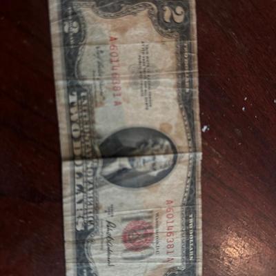 Two dollar United States bill