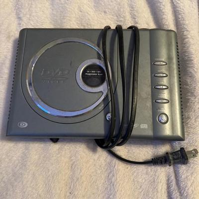 Dolby Laboratories Gray Silver DVD MP3 CD Mini Player OLDER, Tested