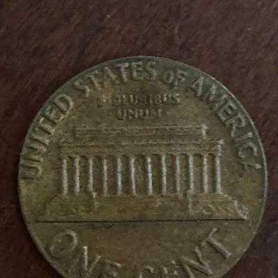 Penny reverse struck on a dime reverse rare