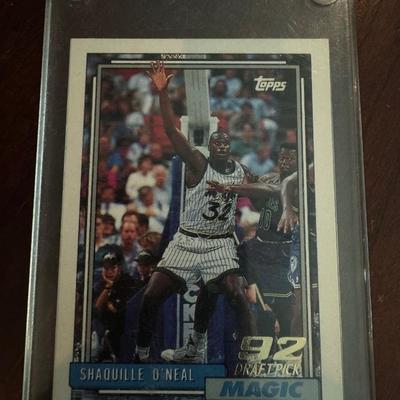 1992 Topps Shaquille Oneal rookie