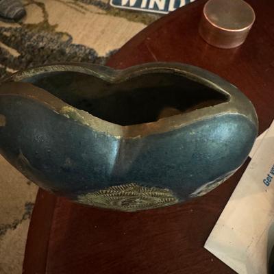 Vintage Heart Shaped vase