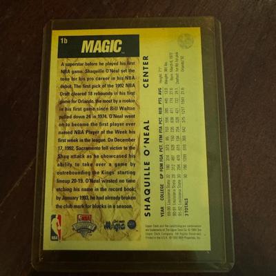 1992 UPPER DECK SHAQUIEL ONIEL ROOKIE SHAQ