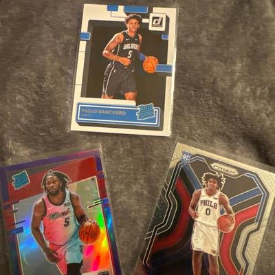 Lot of 3 NBA STAR ROOKIES