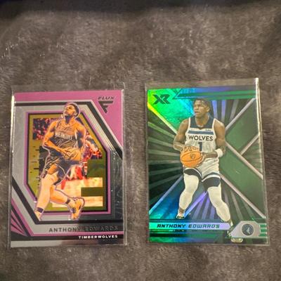 Lot of 2 Anthony Edward’s Minnesota Timberwolves