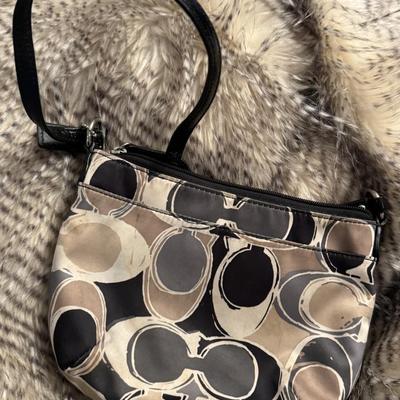 Coach small coin purse mix