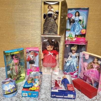 BARBIES AND DOLLS NEW IN BOX