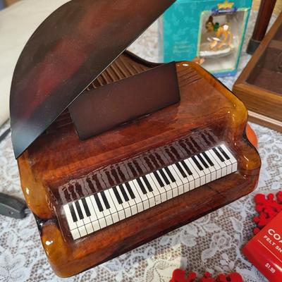 WOODEN DOLPHIN HANDLE CANE, PIANO NIGHT LIGHT, CRAFT KITS AND MORE