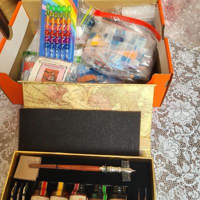 WOODEN DOLPHIN HANDLE CANE, PIANO NIGHT LIGHT, CRAFT KITS AND MORE