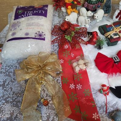 MANY VERY NICE ORNAMENTS AND OTHER CHRISTMAS DECORATIONS