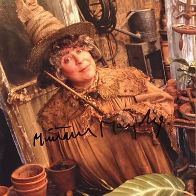 Harry Potter Miriam Margolyes signed movie photo