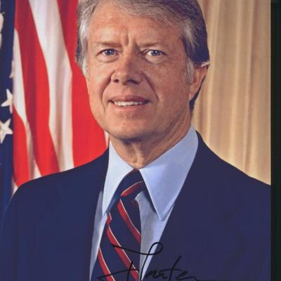 Jimmy Carter signed photo