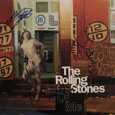 Rolling Stones Saint of Me signed album