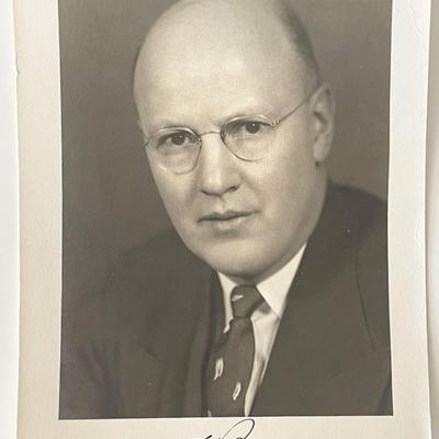US Secretary of Agriculture Charles F. Brannan signed photo