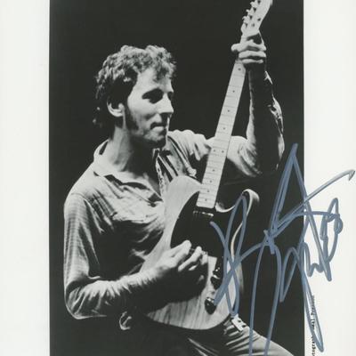 Bruce Springsteen signed photo