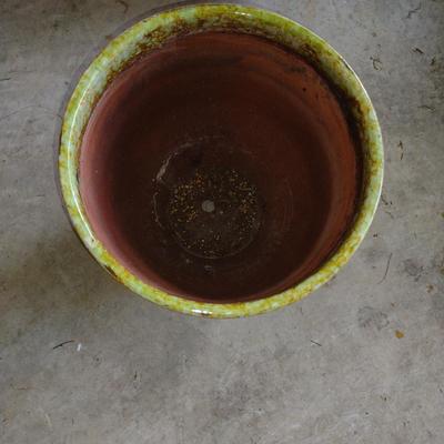 Glazed Ceramic Planter Pot- Approx 12 3/4