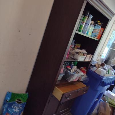 Broyhill Wood Finish Bookshelf/Storage Cabinet