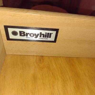 Broyhill Wood Finish Bookshelf/Storage Cabinet