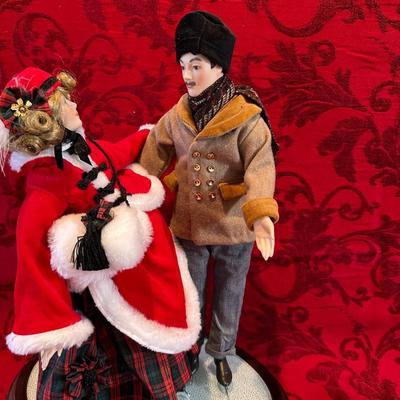 HAMILTON COLLECTION CENTRAL PARK SKATERS, FROSTY THE SNOWMAN AND REINDEER