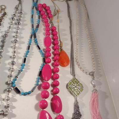Collection of Fashion Jewelry Necklaces (Choice B)