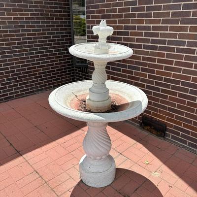 2 TIER RESIN LIKE WATER FOUNTAIN