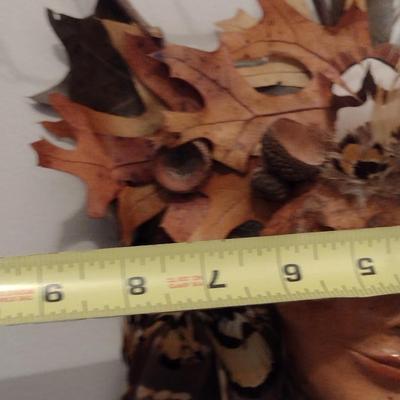 'Earth Spirits' Smiling Clay Sculpture with Natural Accents