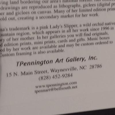 Framed Mountain Scene Giclee by Teresa Pennington- Signed and Numbered