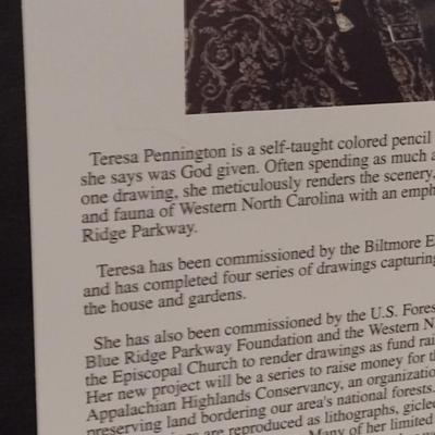 Framed Mountain Scene Giclee by Teresa Pennington- Signed and Numbered