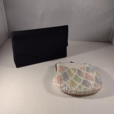 Pair of Small Evening Purses- One is Beaded