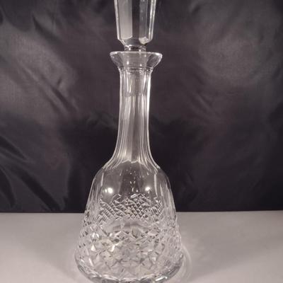 Waterford Crystal Decanter with Stopper- Possibly Kenmare Pattern ...