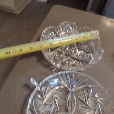 Collection of Assorted Glass and Crystal Serve Ware