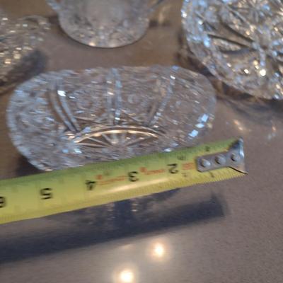 Collection of Assorted Glass and Crystal Serve Ware