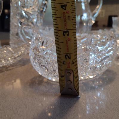 Collection of Assorted Glass and Crystal Serve Ware