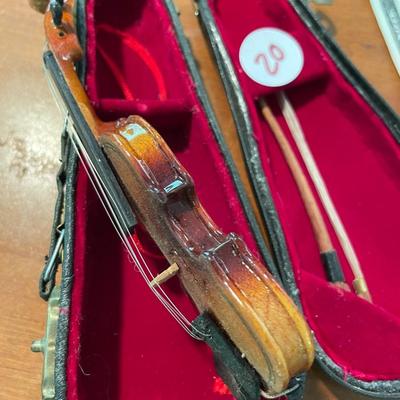 Miniature Violin in Case