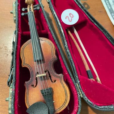 Miniature Violin in Case