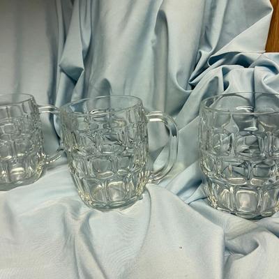 Assorted Glass Beer Steins and Collectible Glasses