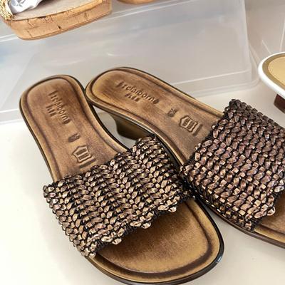 5 Pairs Women’s Shoes Sandals Slides New
