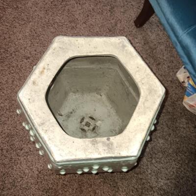 CHINESE CELADON GLAZED GARDEN STOOL