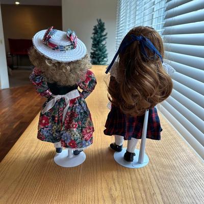 ASHTON DRAKE PORCELAIN DOLL AND BRINNS PORCELAIN DOLL