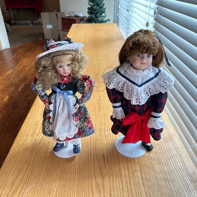 ASHTON DRAKE PORCELAIN DOLL AND BRINNS PORCELAIN DOLL