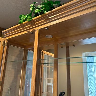 STANLEY FURNITURE LIGHTED CHINA CABINET